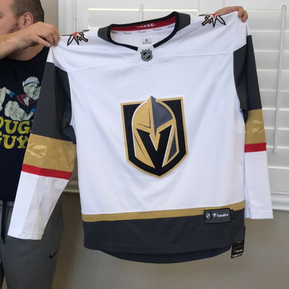 New with Tags Golden Knights Hockey Jersey Med